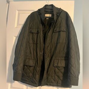 Michael Kors Olive Quilted Puffer Jacket